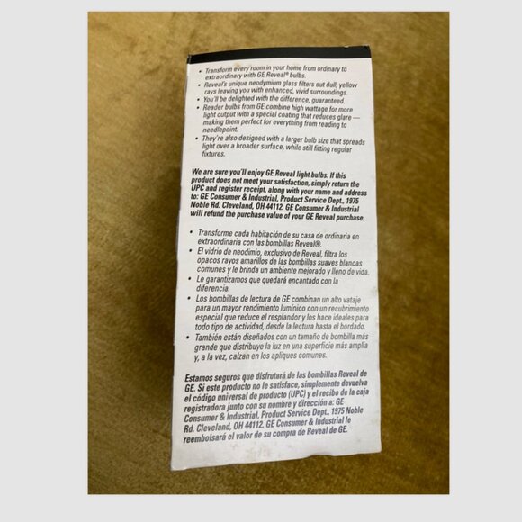 Sale is for ONE GE Reveal 150, Bulb, please see pictures. - Picture 2 of 7